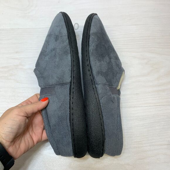 Born Clog Slippers Mens Large Gray Suede Sherpa Lined Casual Slip On Shoes House main image 7